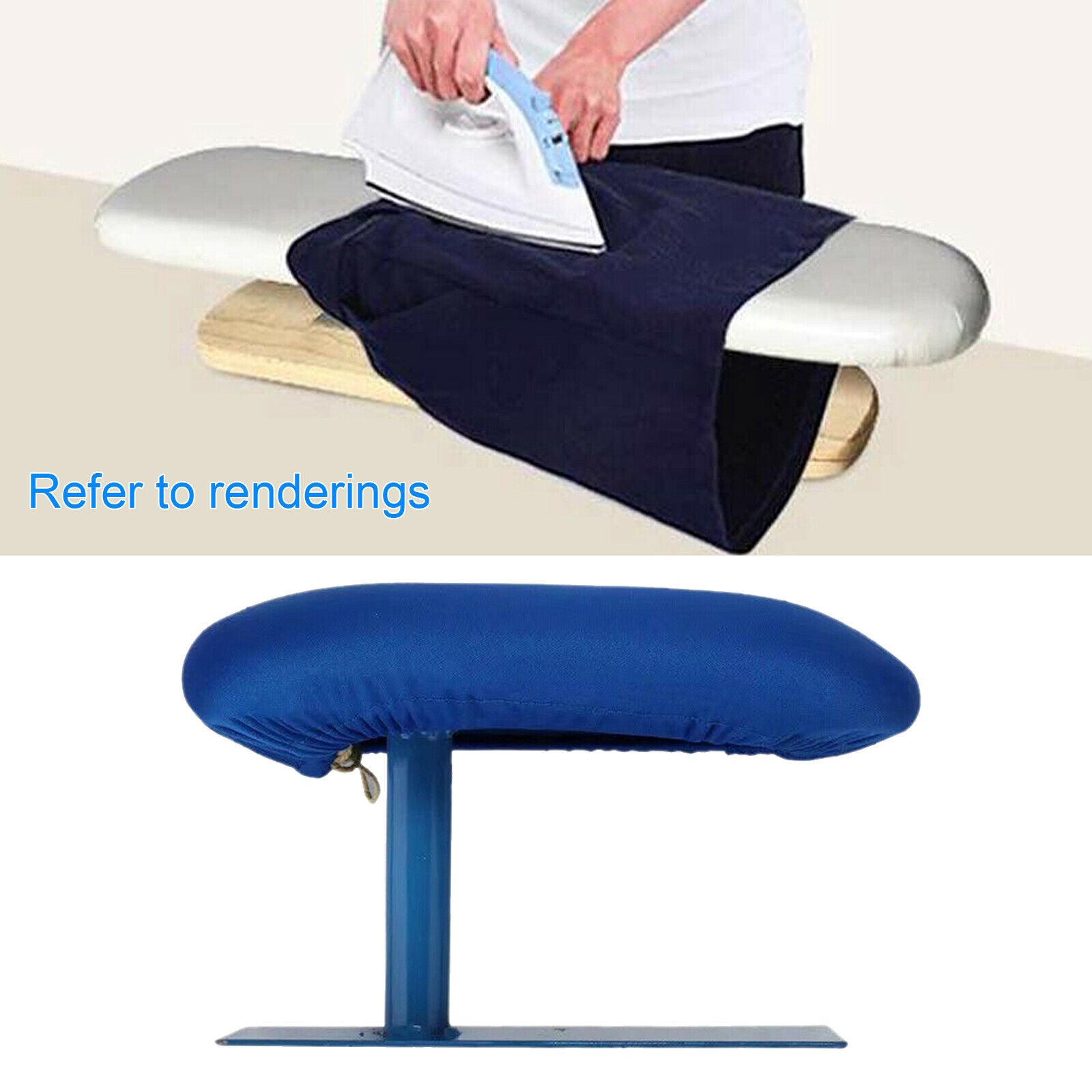 Ironing Board Stool Neckline Table Top Flat Coated Iron Boards Thicken Pad