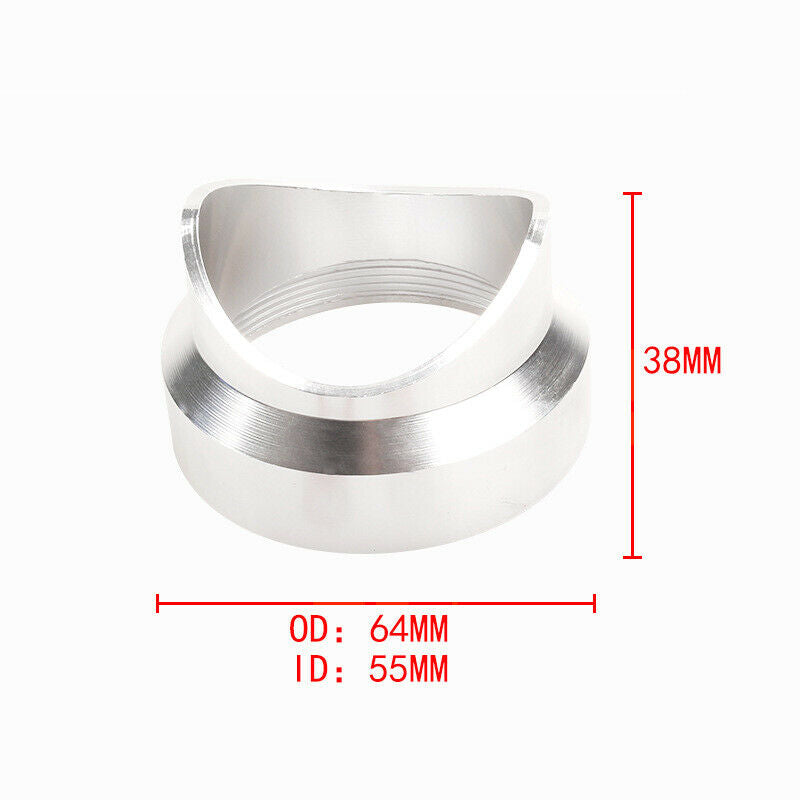 AluminumAlloy Car Turbocharging Pressure Inlet Relief Valve Exhaust Blow Adapter