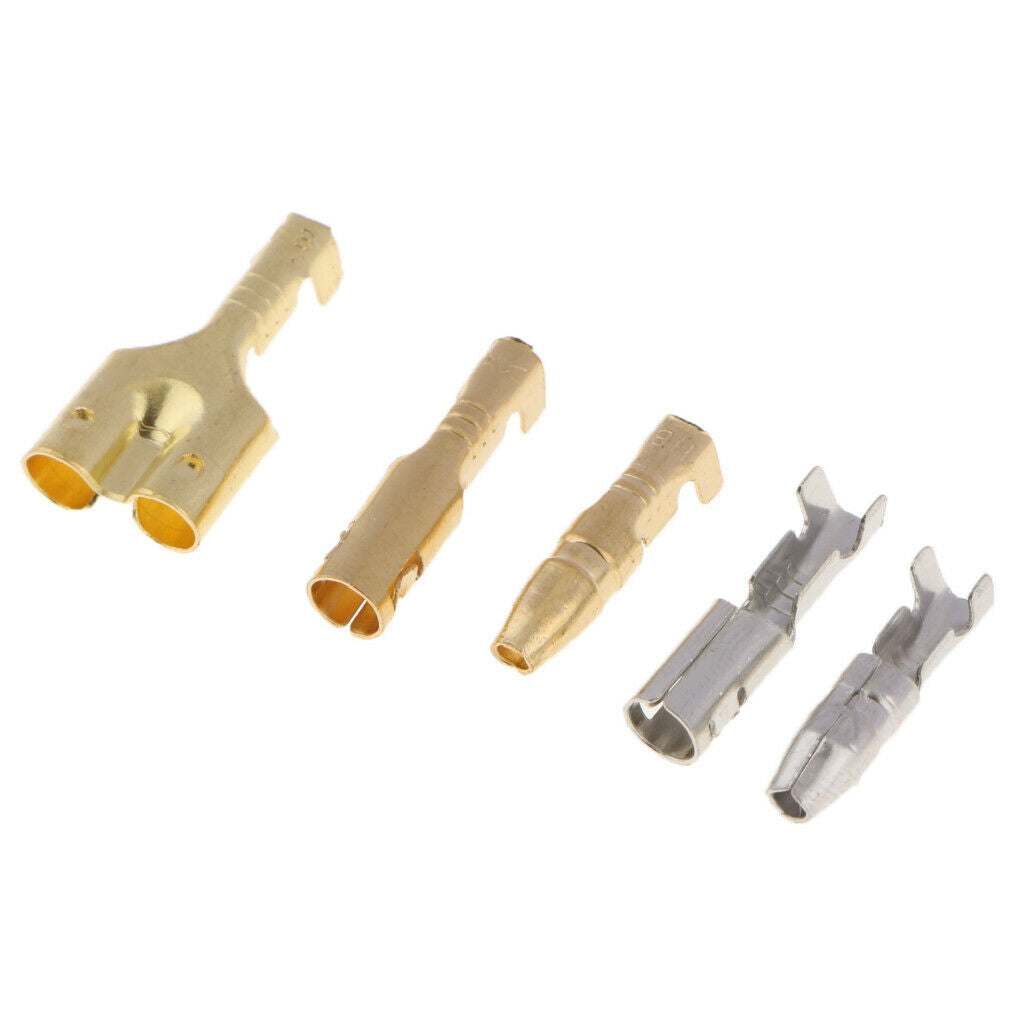 60 Kits 4mm Male Female Terminals Wire Connector With Cover For Car
