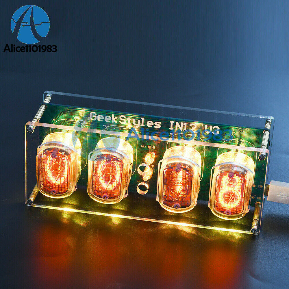 Retro Style Kit Nixie Tube IN12 IN-12 PCBA Kit Clock Circuit Board Kit No Tubes