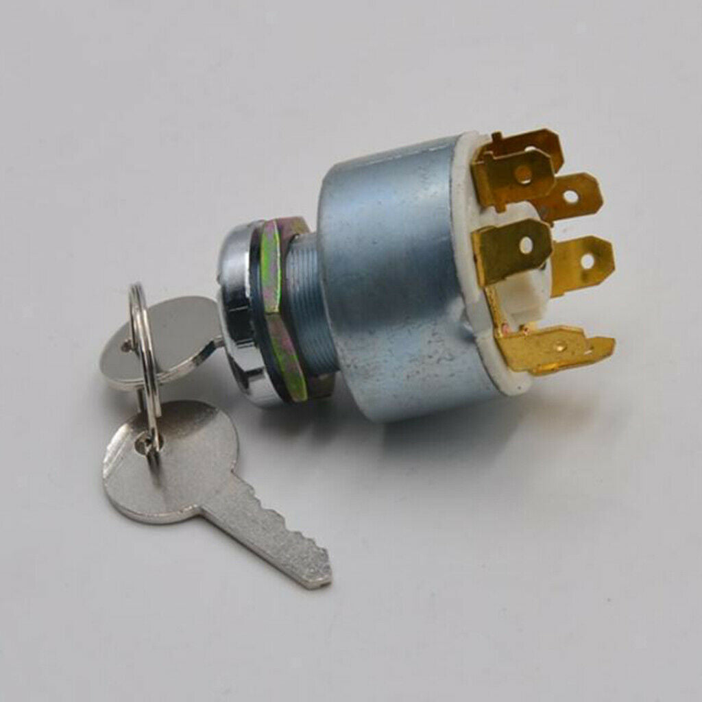 Key Switch Ignition Barrel And 2 Keys 12V