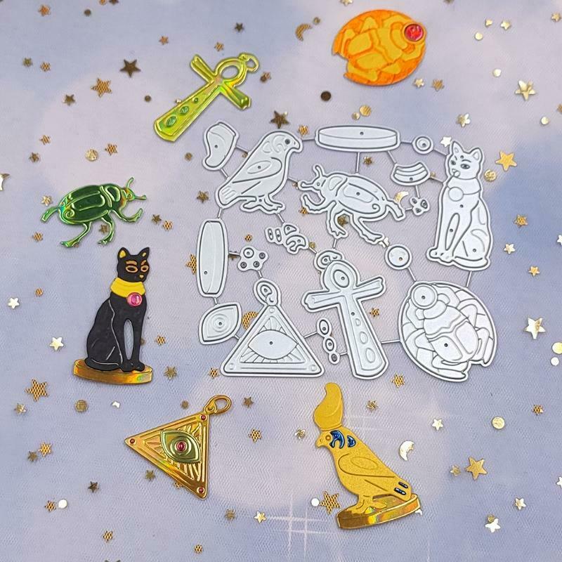 Cat Parrot Metal Cutting Dies Stencil DIY Scrapbooking Album Paper Card Template