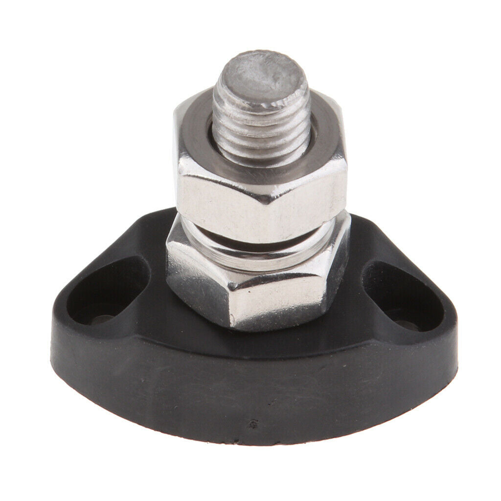 3/8 power post junction block Positive distribution buss bar stainless steel