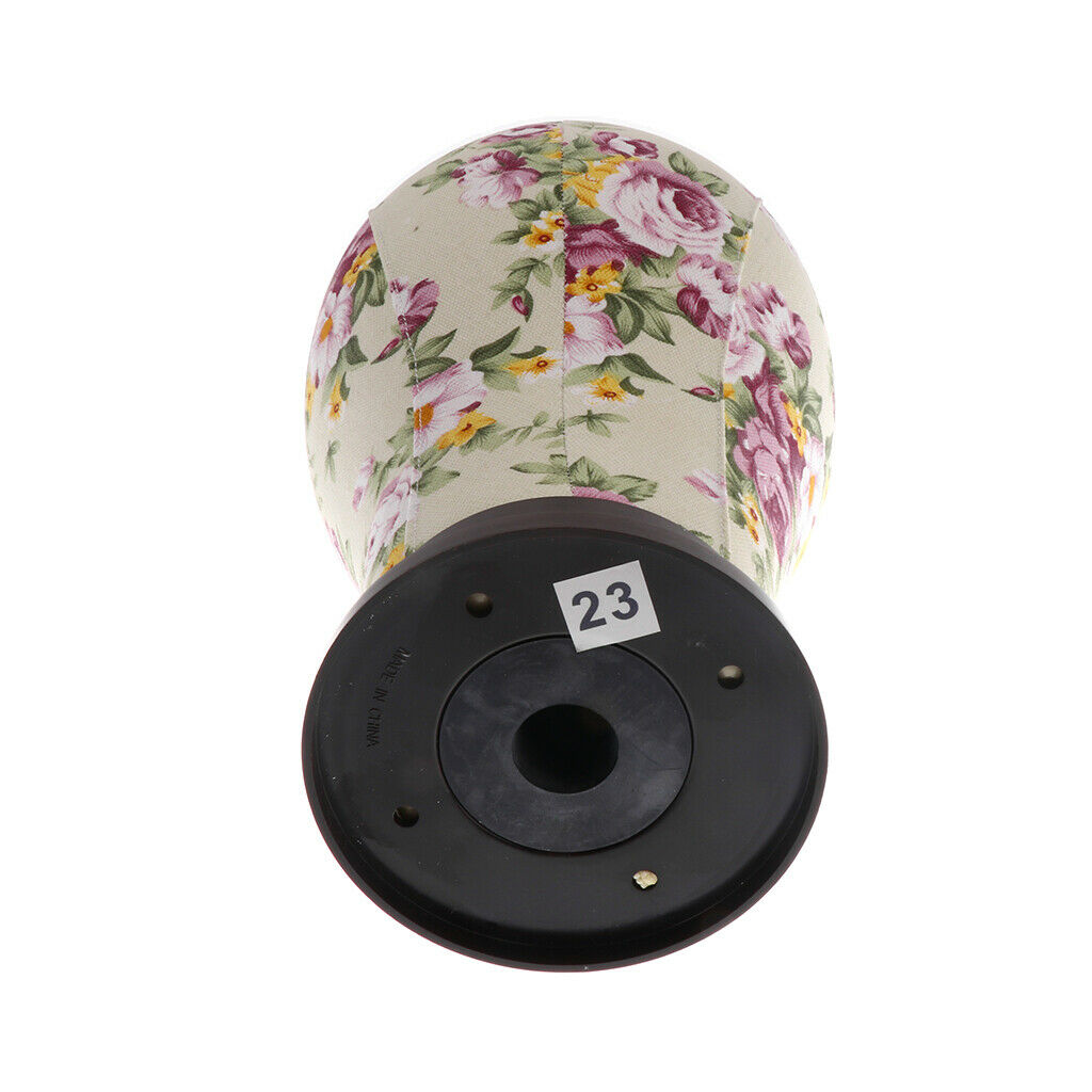 23'' Cork Head Canvas Block T Pins Holder Sewing Thread for Wig Making