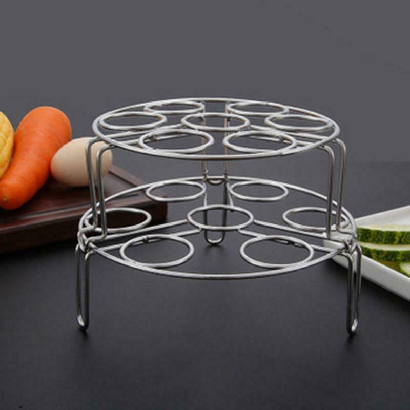 Multi-purpose stackable egg steamer rack tripod, anti-scalding transfer clip,