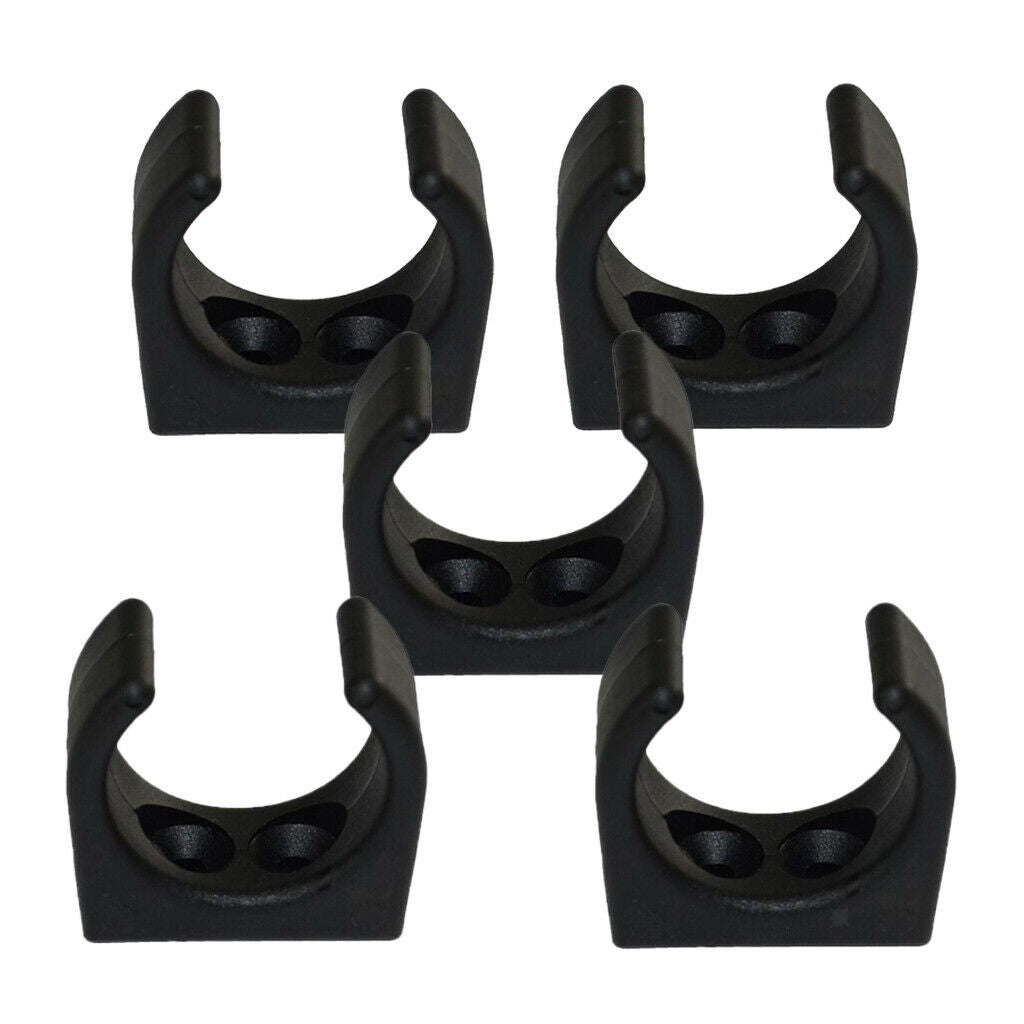 5pcs  Boat Marine Hook Clips Boat Hook Push Pole Clips 32mm Dutrable Boat