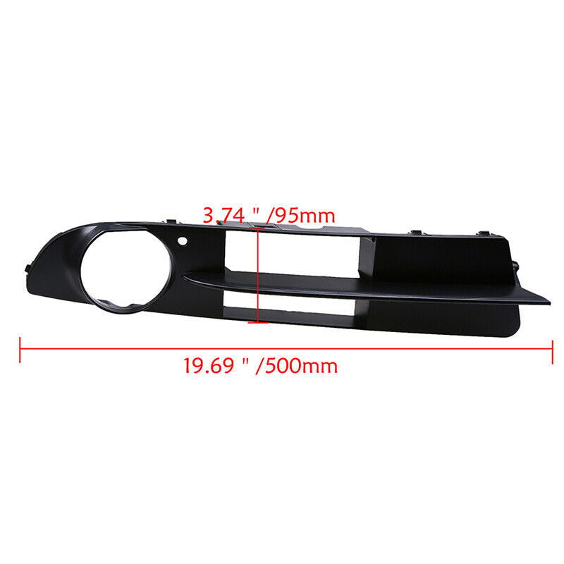 Right Front Bumper Fog Light Lamp Grille Cover Trim For BMW E60 E61 2003-2007