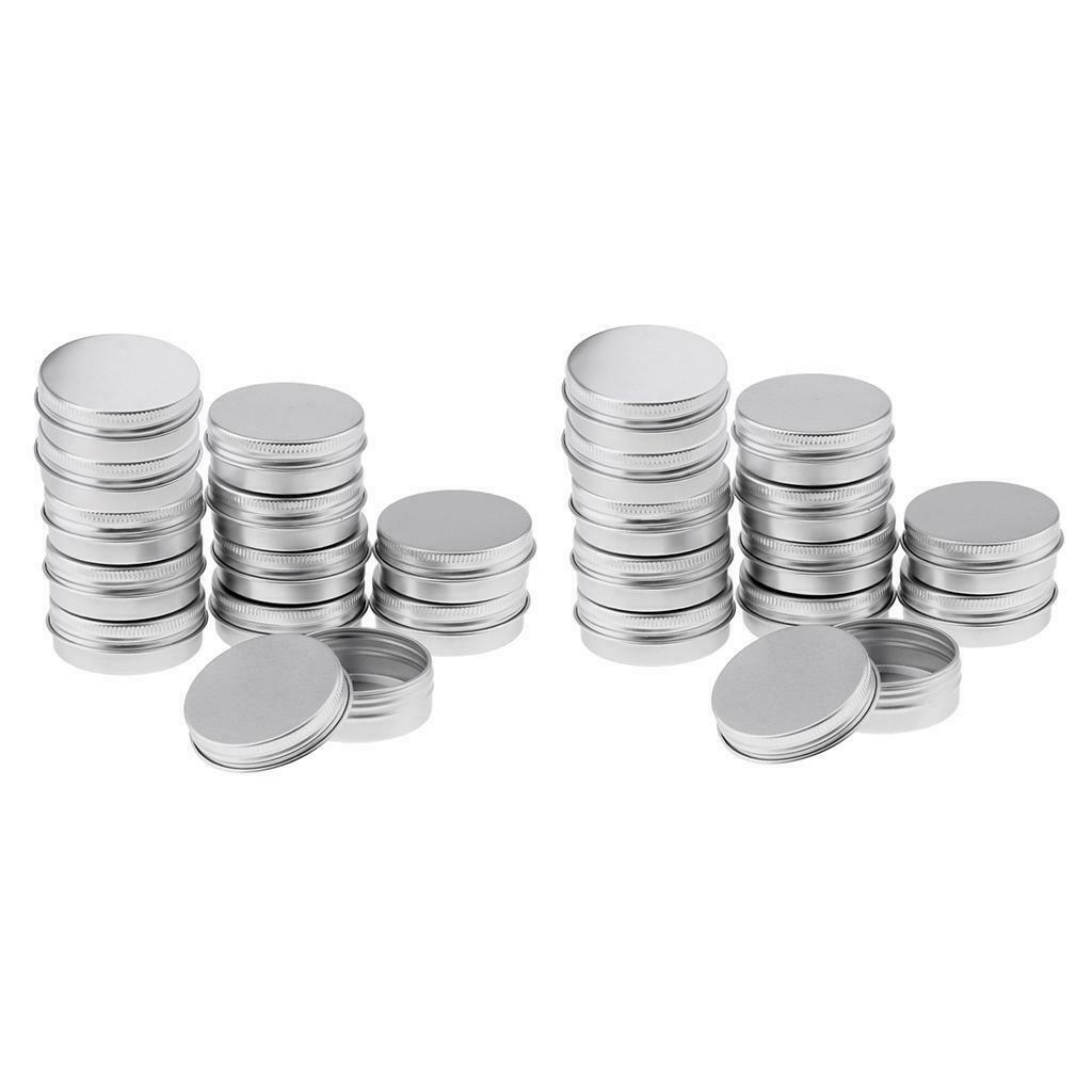 30ml     Aluminum     Cosmetic     Pot     Lip     Balm     Jars     Containers