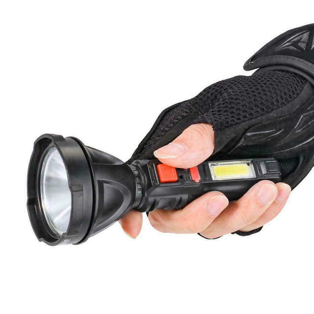 Super Bright Torch Powerful LED Flashlight USB Rechargeable Portable X4A0