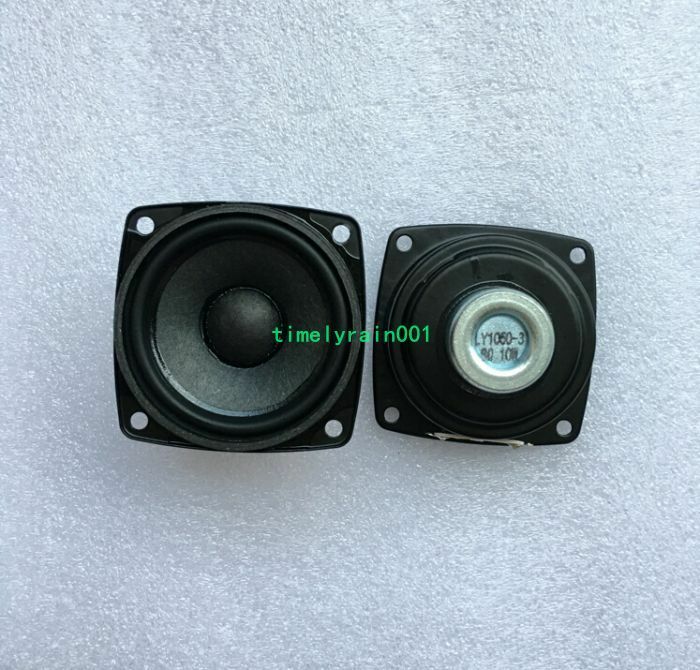 2pcs 57MM 8Ohm 8Ω 10W Full-range speaker Loudspeaker Neodymium Rubber edge Audio