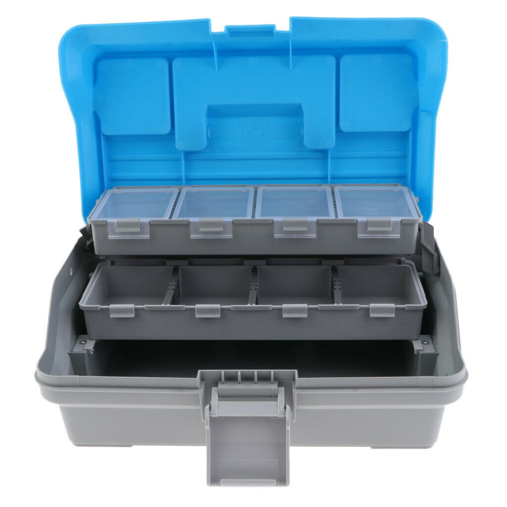 Portable Fish Hook Lure Bait Box Fishing Tackle Storage Container Case 3