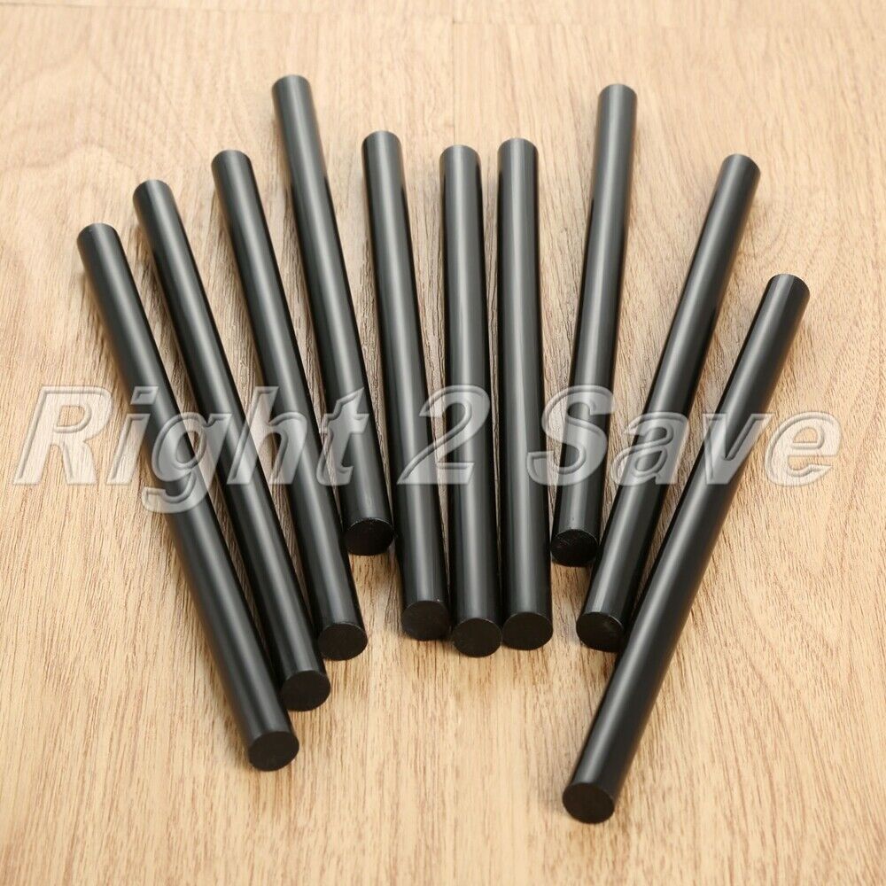 10Pcs 11mm*200mm Hot Melt Glue Gun Sticks EVA Glitter Powder Black DIY Crafts