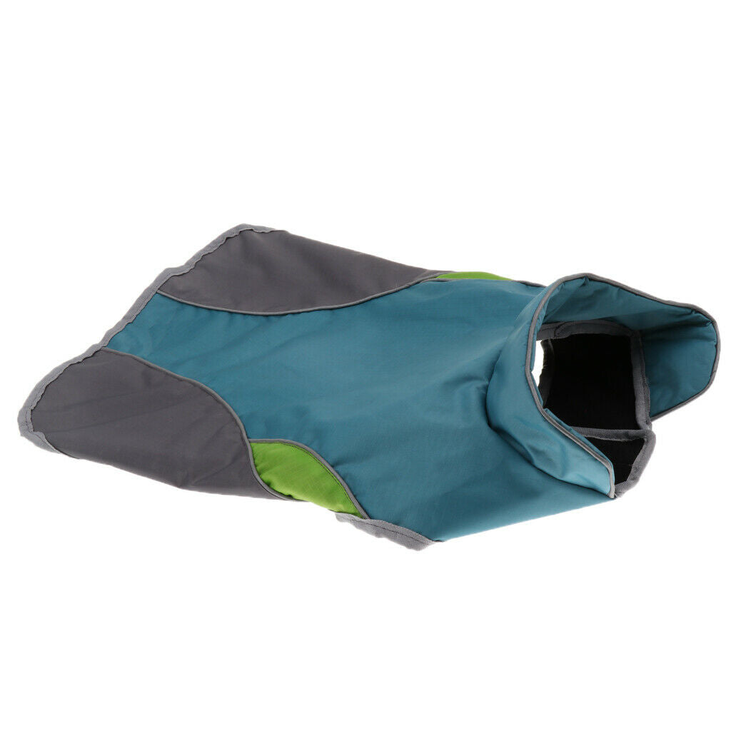 Waterproof Windproof Dog Puppy Jacket Vest Winter Warm Pet Coat Clothes Blue M