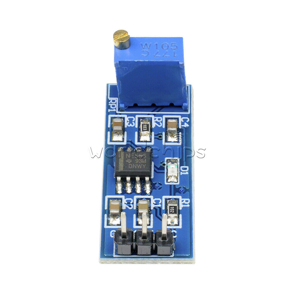 NE555 IC Pulse Signal Generator Module Frequency Adjustable Square Wave Ouptut