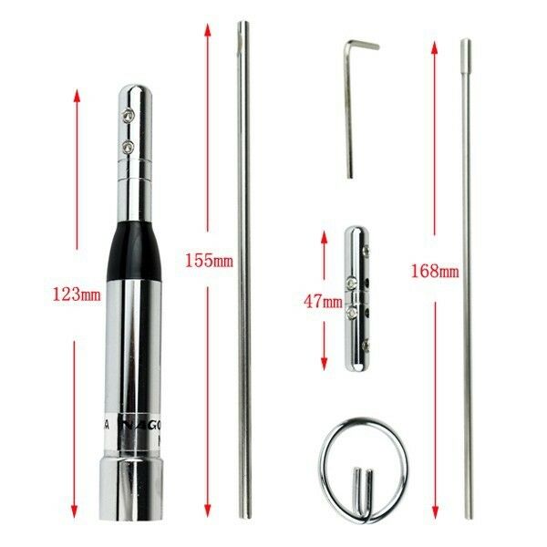 44cm Dual Band UHF/VHF 144/430MHz 150W Car Radio Mobile//Station Antenna NL-770S