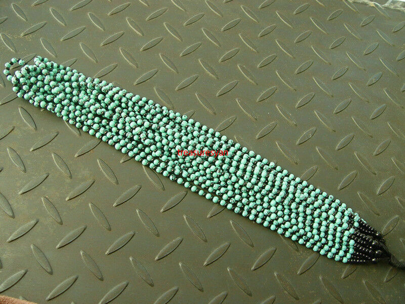 10Pcs Natural Chinese Black JADE Agate Circle beads string cord rope pendant A+
