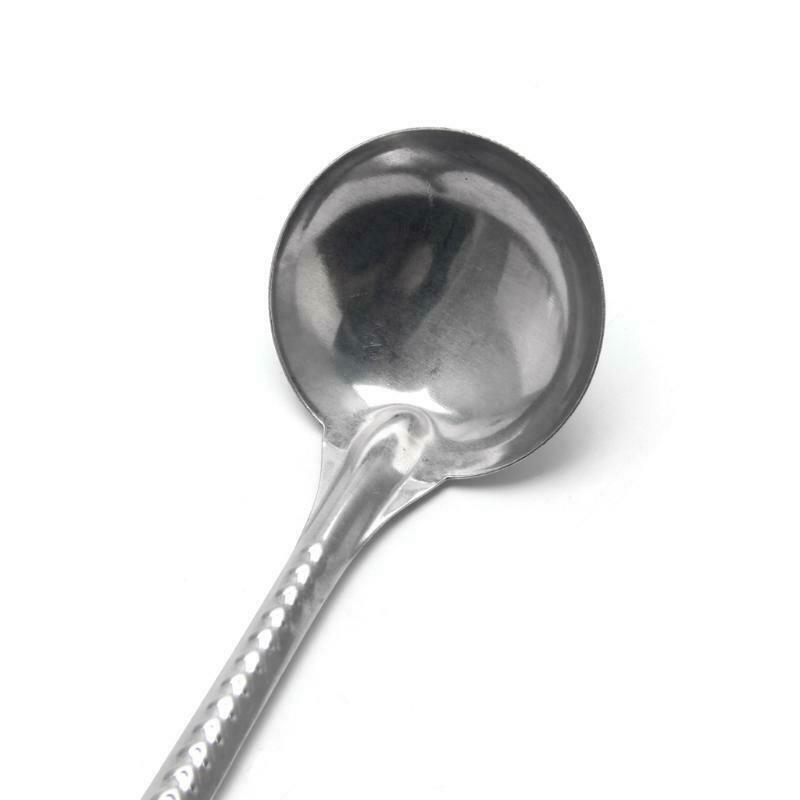 2Pcs Stainless Steel Large Soup Spoon Ladle Skimmer Colander Filter Kitchen Tool
