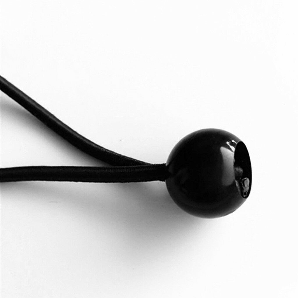10x Shock Cord Ball Stopper Lock End Toggle Buckle for Elastic Rope Shoelace