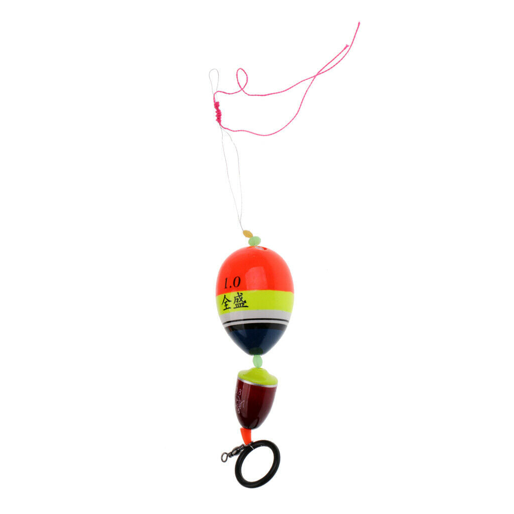 Sea Pole Ocean Rock Fishing Floats Plastic Sliding Floating Buoy Kit 1.0#