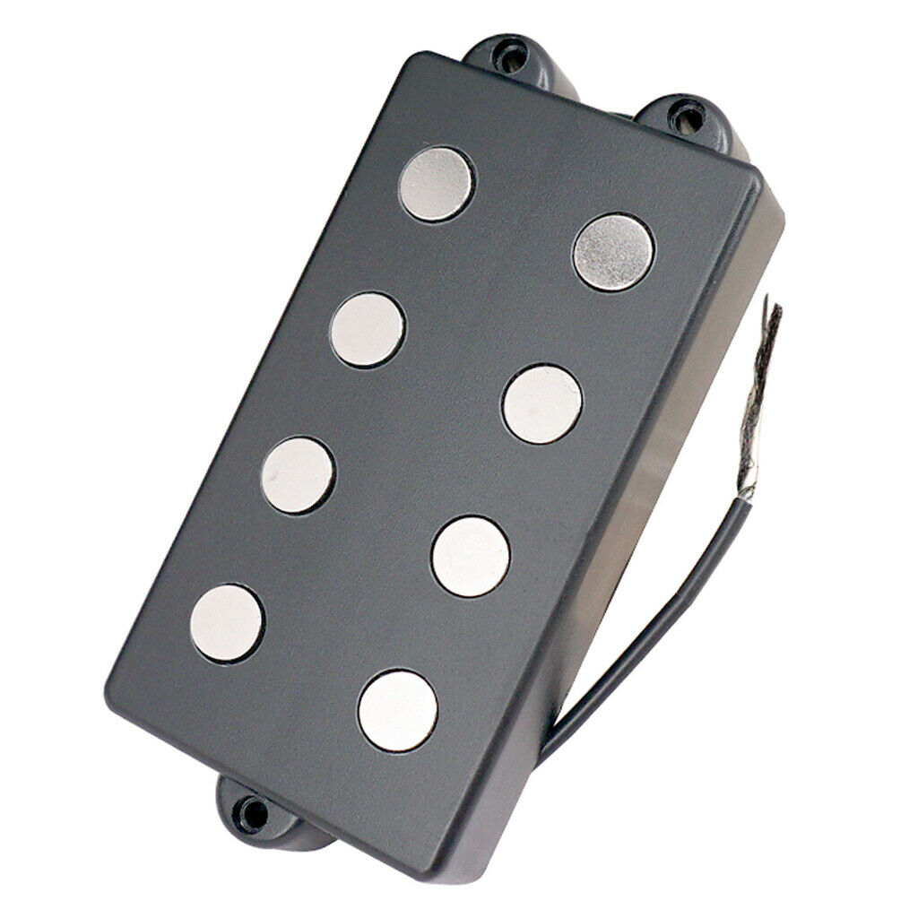 Replacement Bass Humbucker Pickup Black Plastic Cover for Duplex Bass Accs