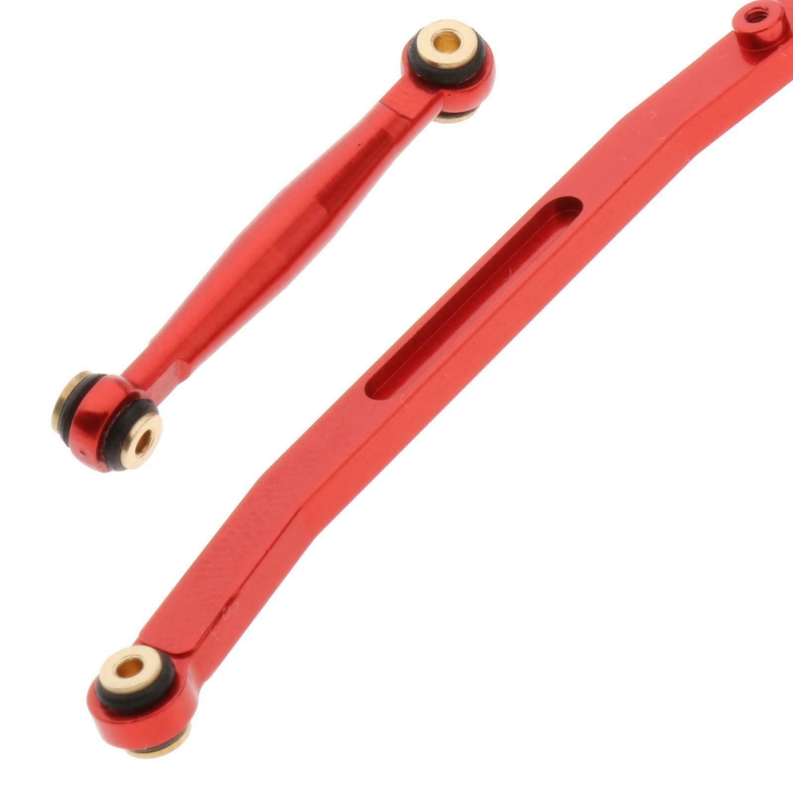 Steering Rod Links for Axial SCX24 AXI90081 AXI00001 RC Car Parts Red