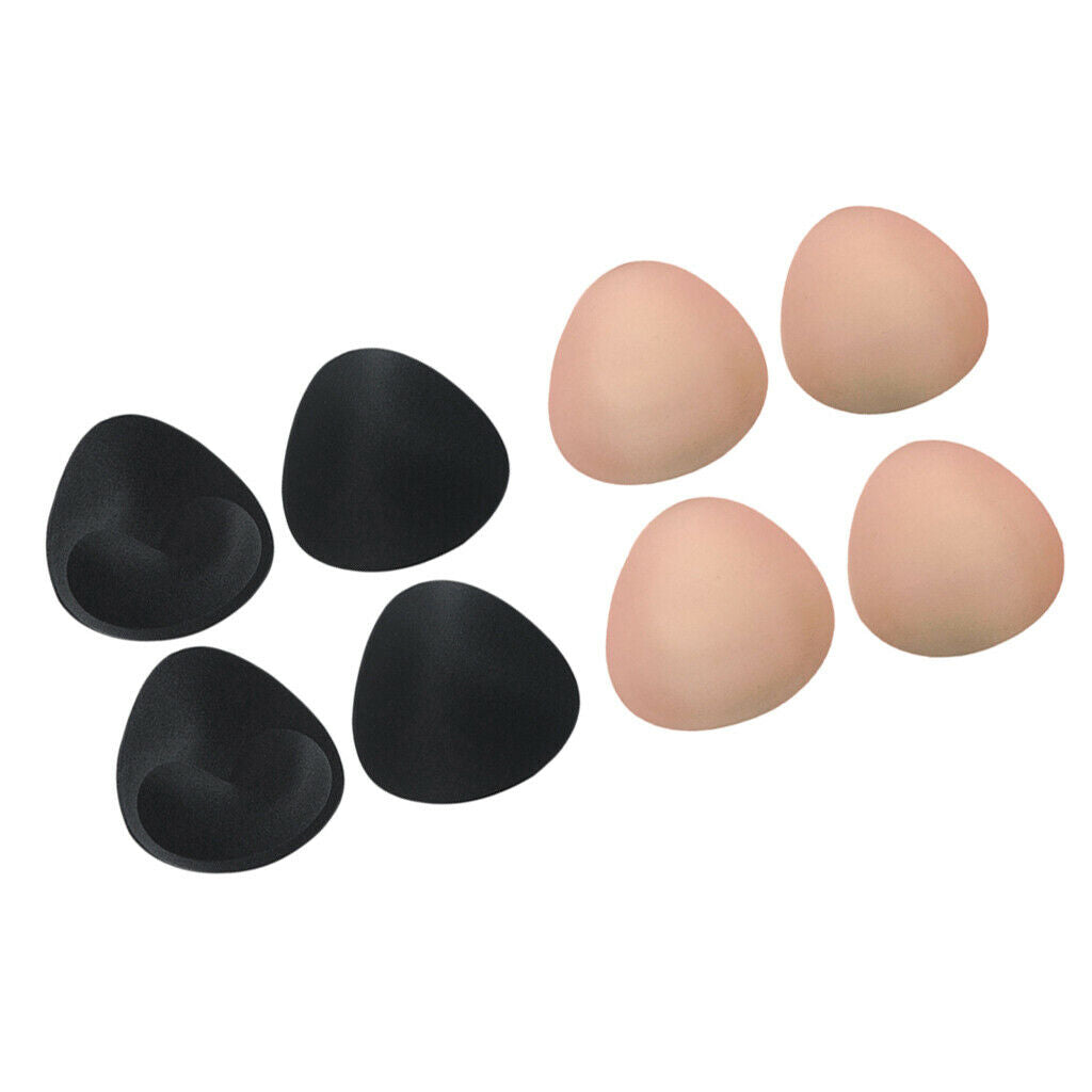 4 Pairs Pads For Bra Push-Up Enhancer Enhancer Bra For Swimsuit Bikini 10cm