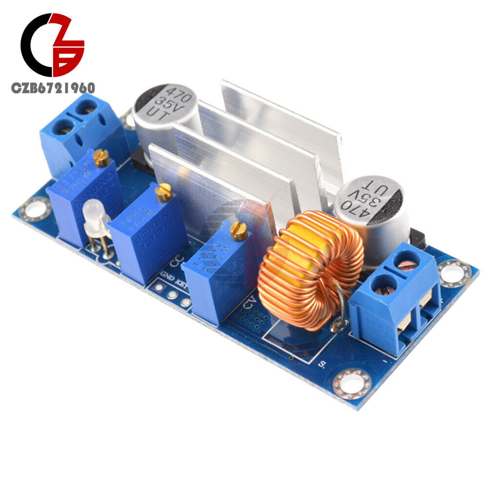 2PCS XL4005 Buck Step-down Power Supply 5A CC CV Module Lithium Charger