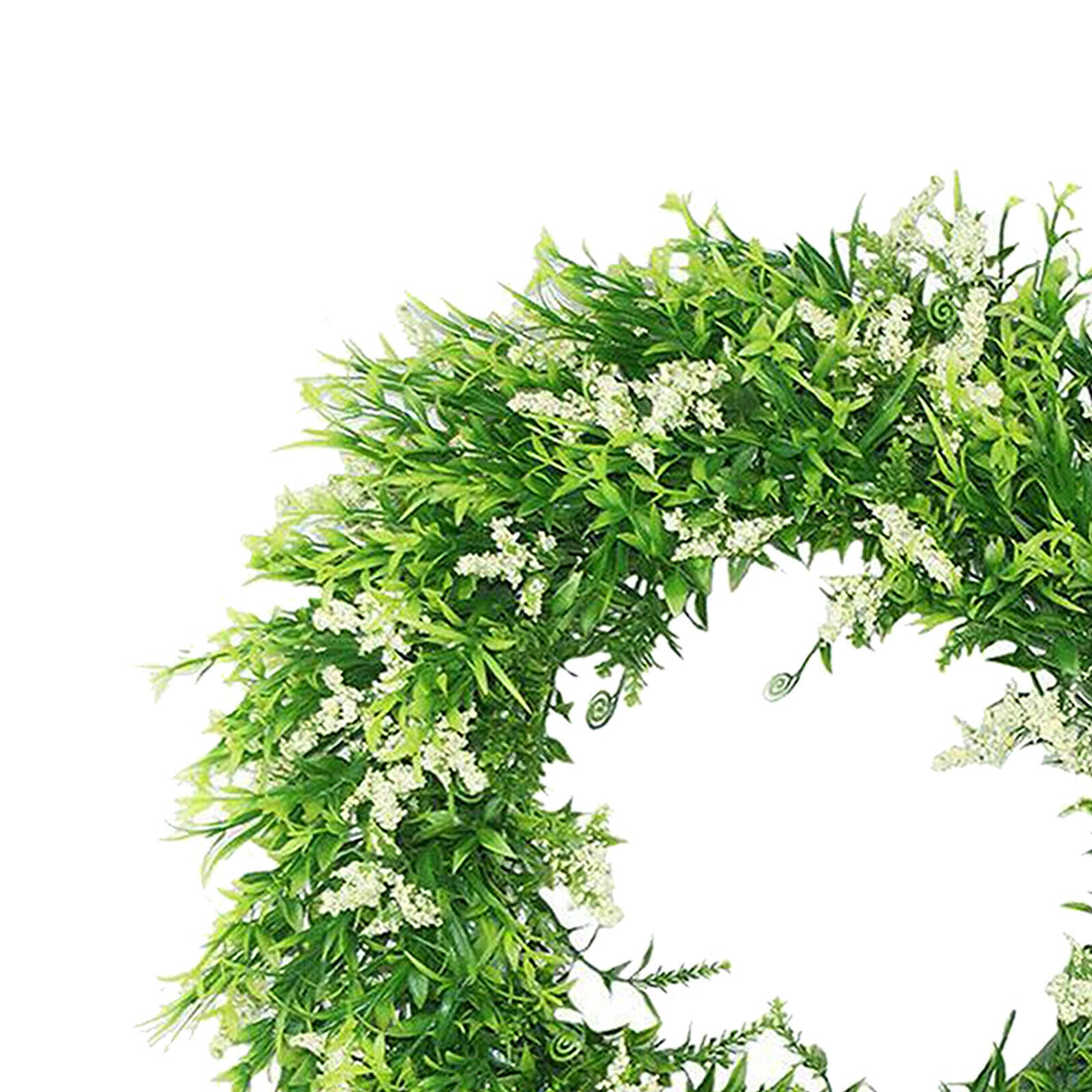 16.5" Lavender Wreath Artificial Green Flower Wreath Christmas Decoration
