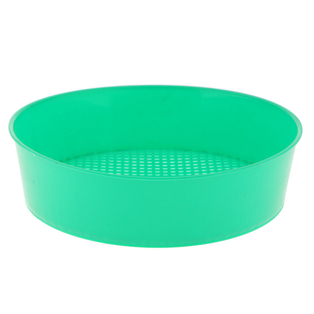 5x 21cm 3mm Garden Sieve Riddle Riddler Green For Stone Gardening Tool
