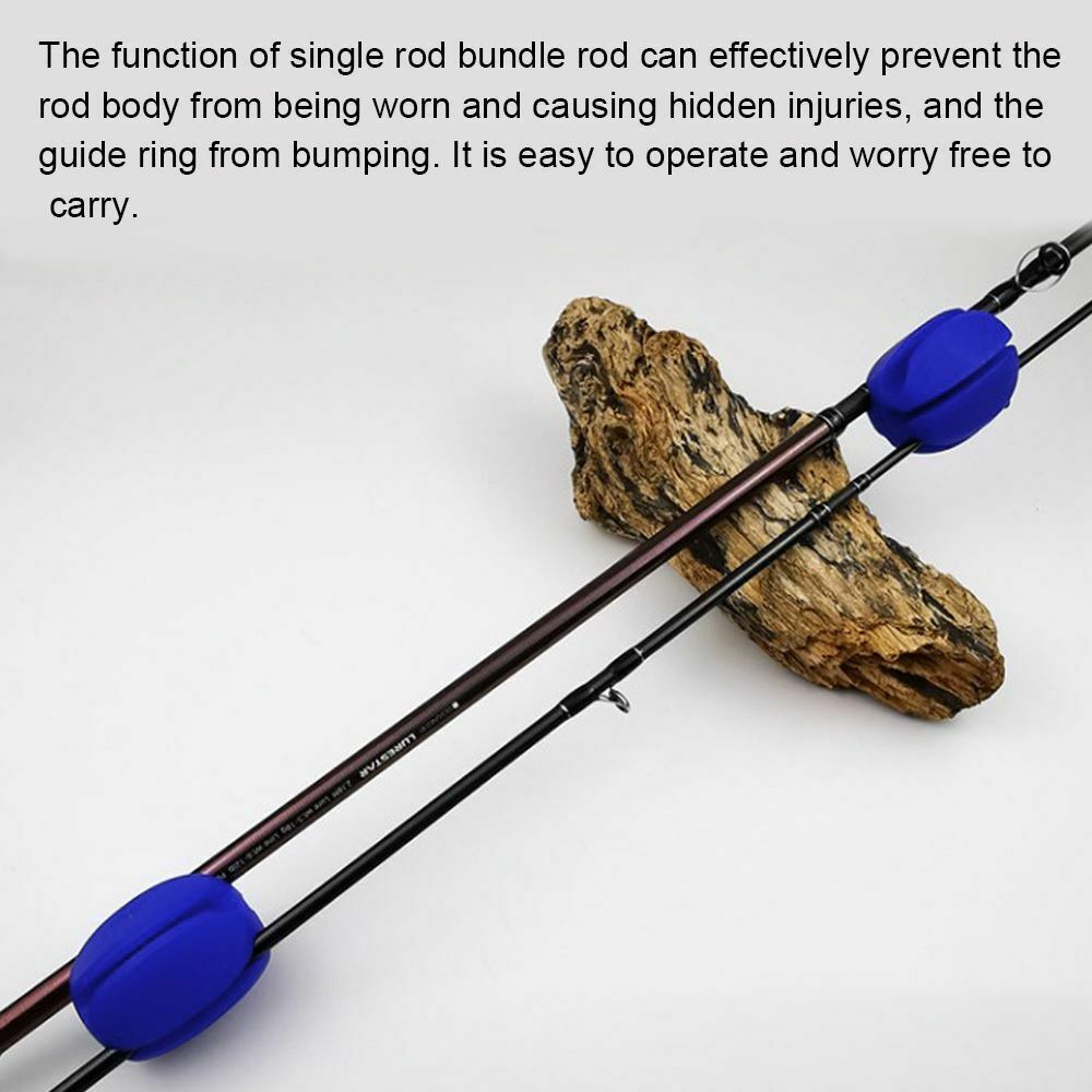 Prevent rod collision tool Fishing Rod Tie beam rod Fastener egg-shaped Belt