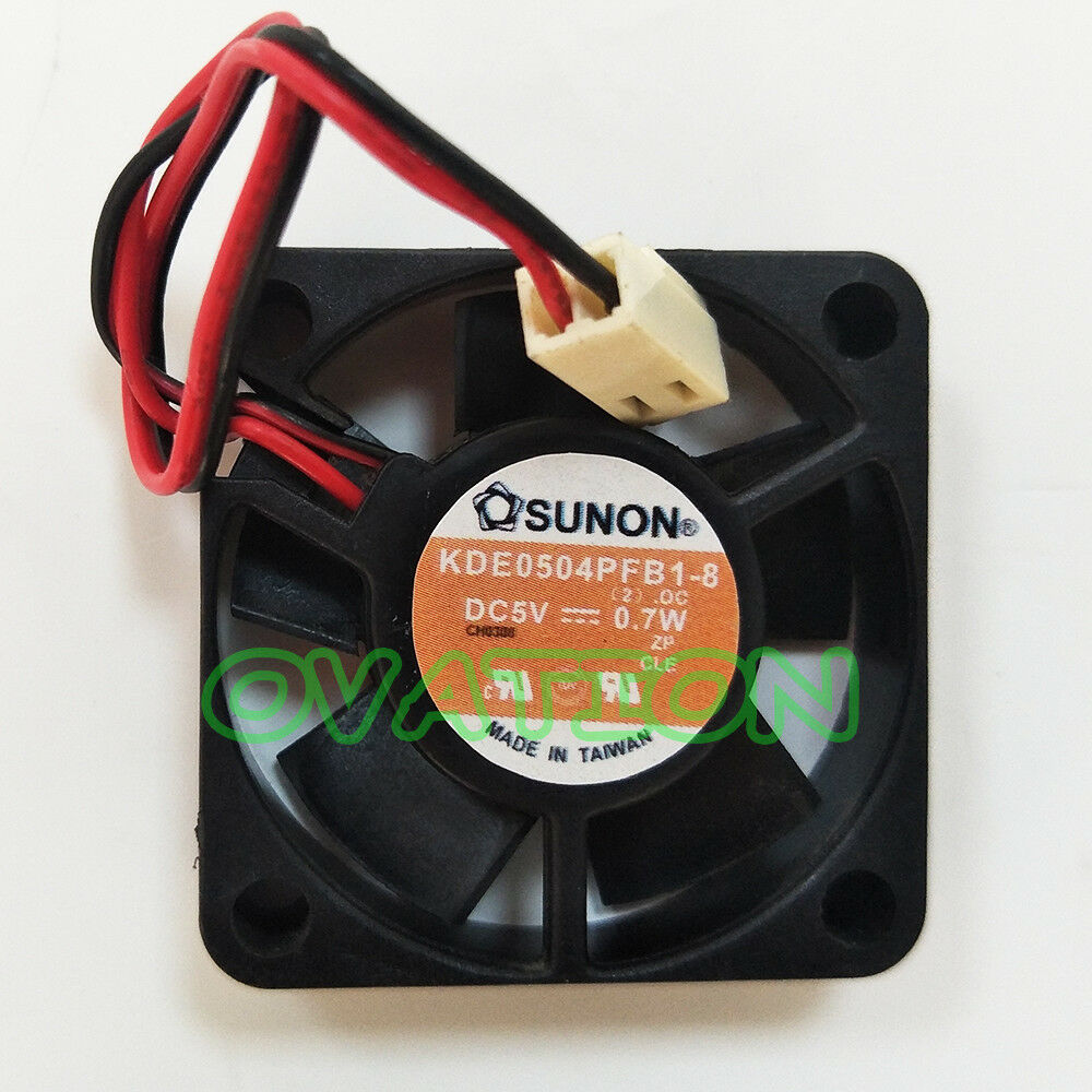 For SUNON KDE0504PFB1-8 Ball bearing Cooling fan DC5V 0.7W 40x40x10mm 2pin