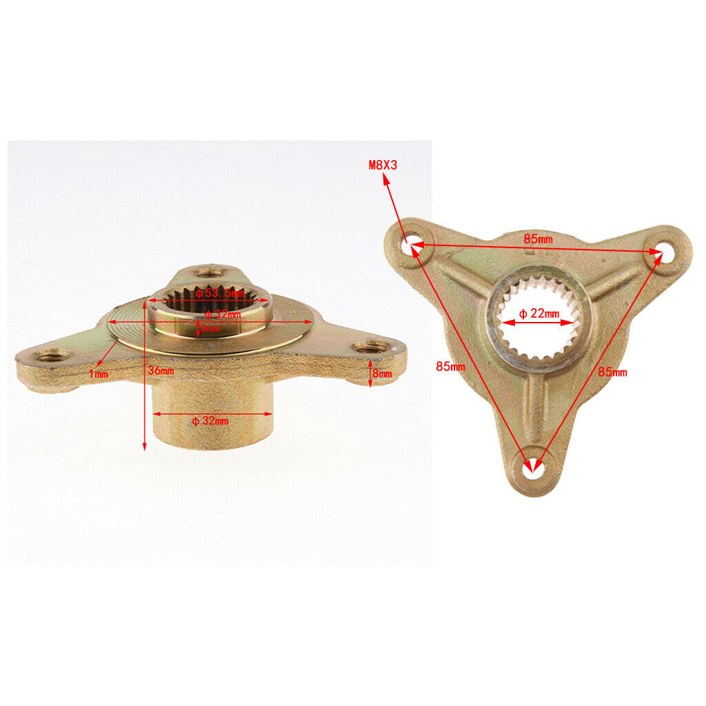 23T Rear 3M8 Wheel Hub for Chinese 50cc 110cc 125cc Quad Dirt Bike ATV