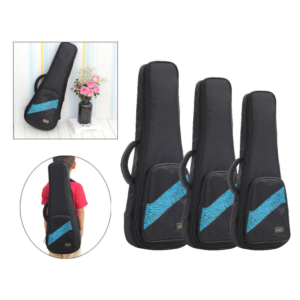 Ukulele Gig Bag Soft Padded Carrying Protect Backpack for Ukulele 21 Inch