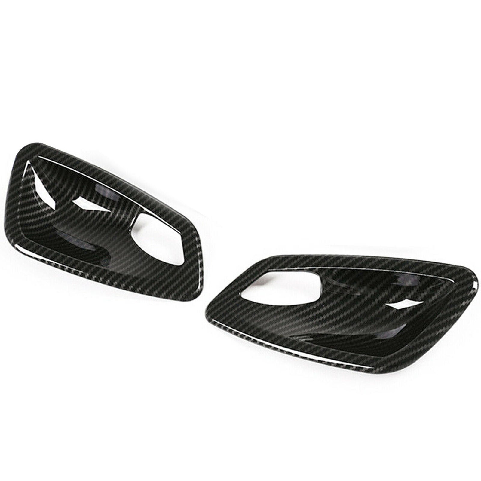 Carbon Fiber Texture Door Handle Bowl Cover Trim For BMW E92 E93 335i M3 2007-13