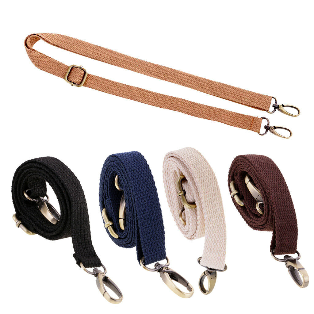 120cm Adjustable Canvas Messenger Shoulder Bag Strap Replacement