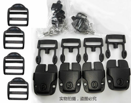 4pcs/lot SPA HOT TUB COVER BUCKLE SAFETY LOCKABLE with KEYS x 12 + SCREWS
