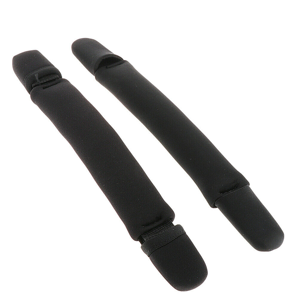 2 Pack Kayak Handles Neoprene Black Boat Accessories for Suitcase Luggage