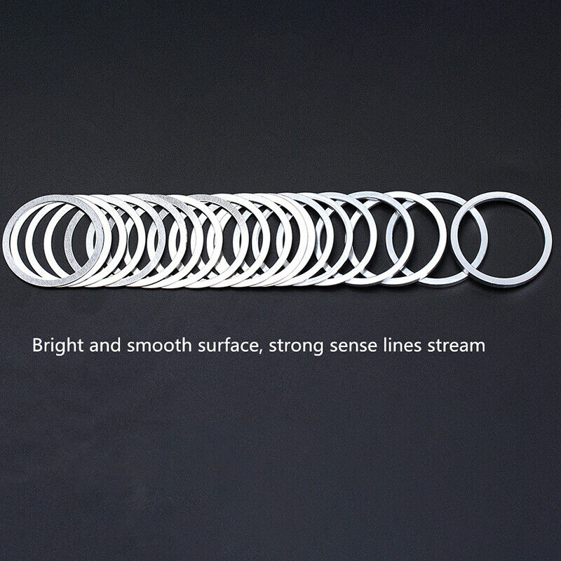 6pcs/set Bike Fork Washer Bike headset Adjusting Washer Headset Fine-tune Cover
