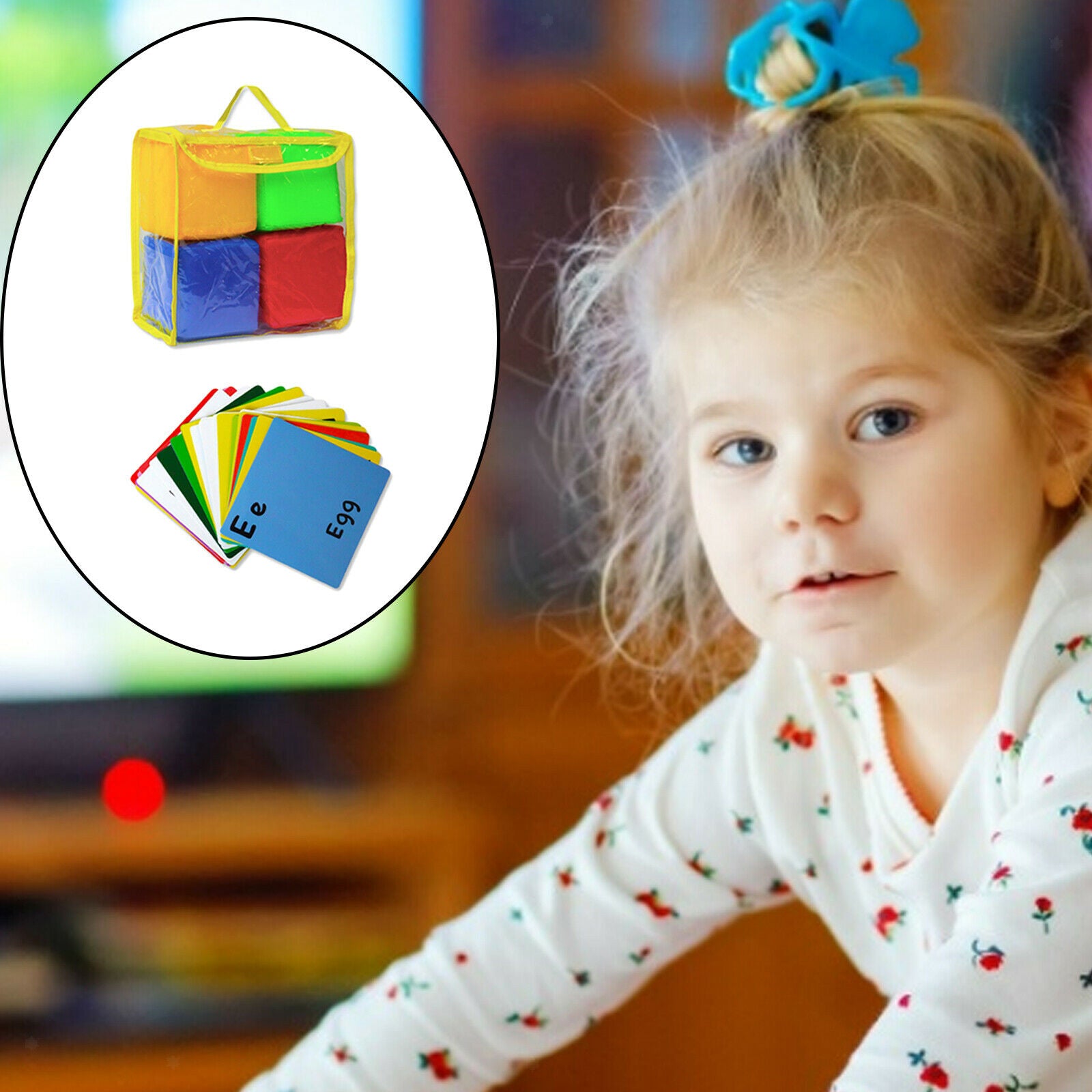4" Playing Game Dices Set Soft Educational Toys Diy Learning Playset Gift