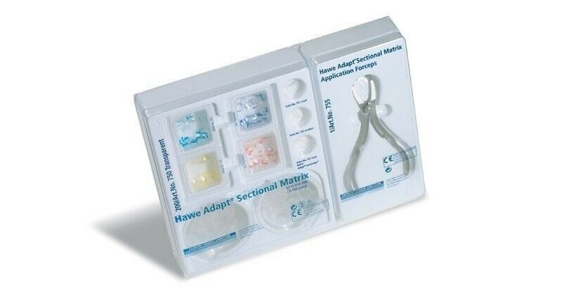 Kerr Hawe Adapt transparent sectional matrix kitmicro-restorations forceps