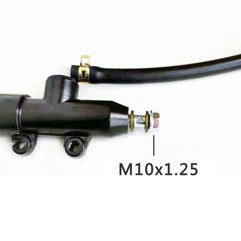 19MM ATV Motorcycle Large Plunger Rear Brake Master Cylinder+Oil Fluid Reservoir