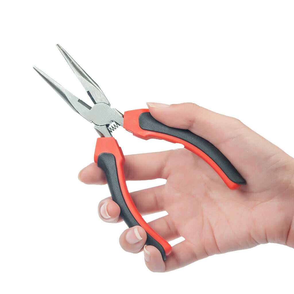 15.5cm Extra Long Chain Nose Plier for Cut Piano Wire Cutting Edge Hardness
