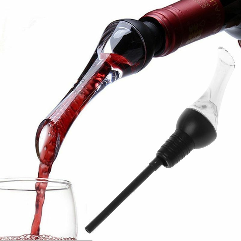 Premium White Red Wine Aerator Pour Spout Bottle Pourer Aerating Decanter new