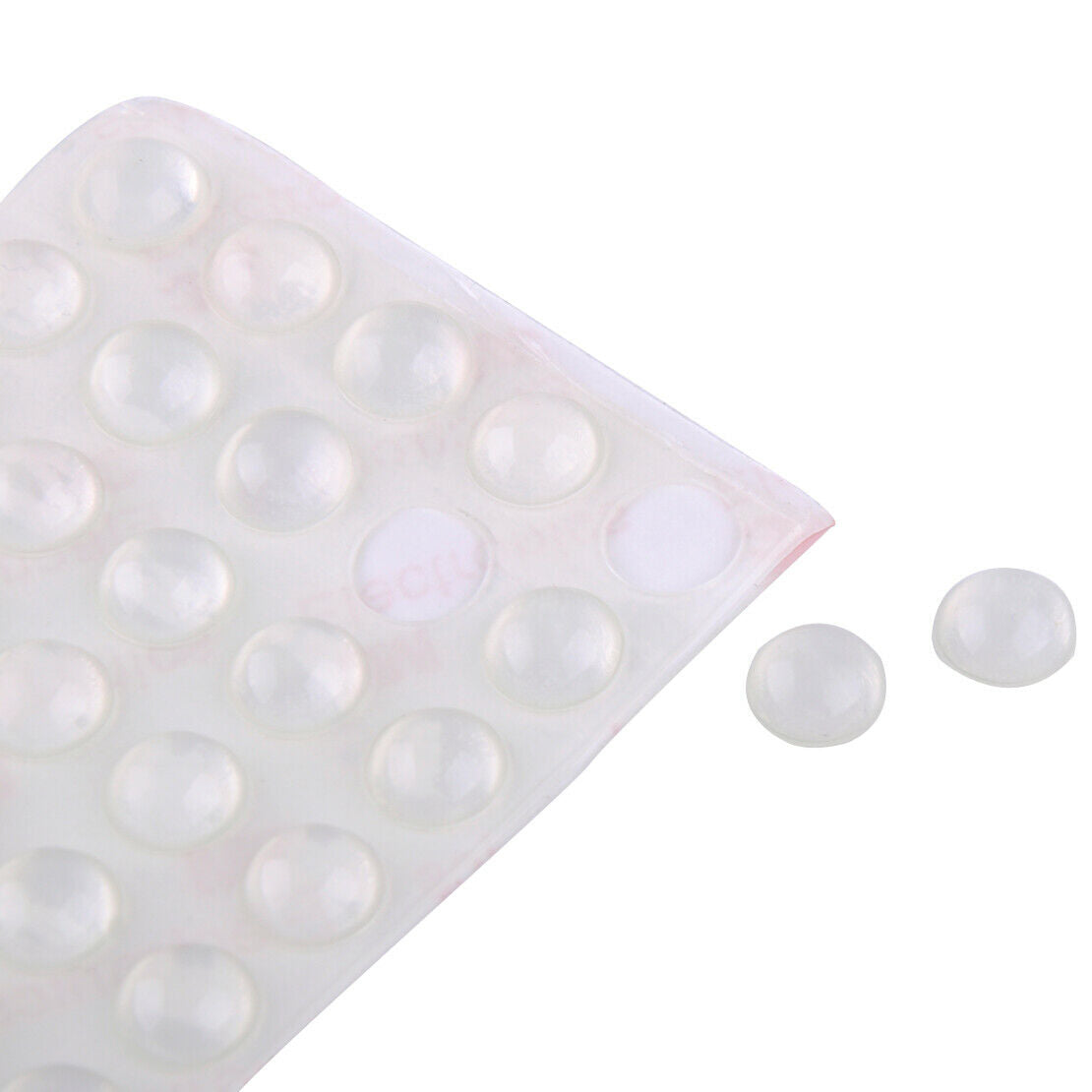 50x Self Adhesive Silicone Rubber Cabinet Door Pad Bumper Stop Damper Cushion An