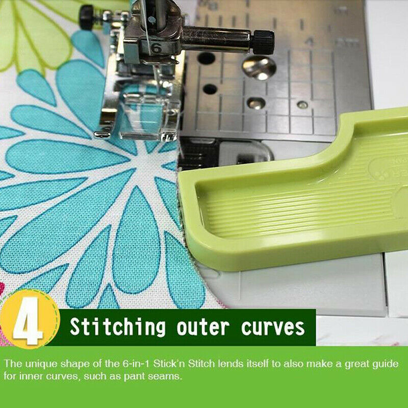 Needle crafts 3 Piece 6-in-1 Stick 'n Stitch Guide Positioning plastic sh.l8