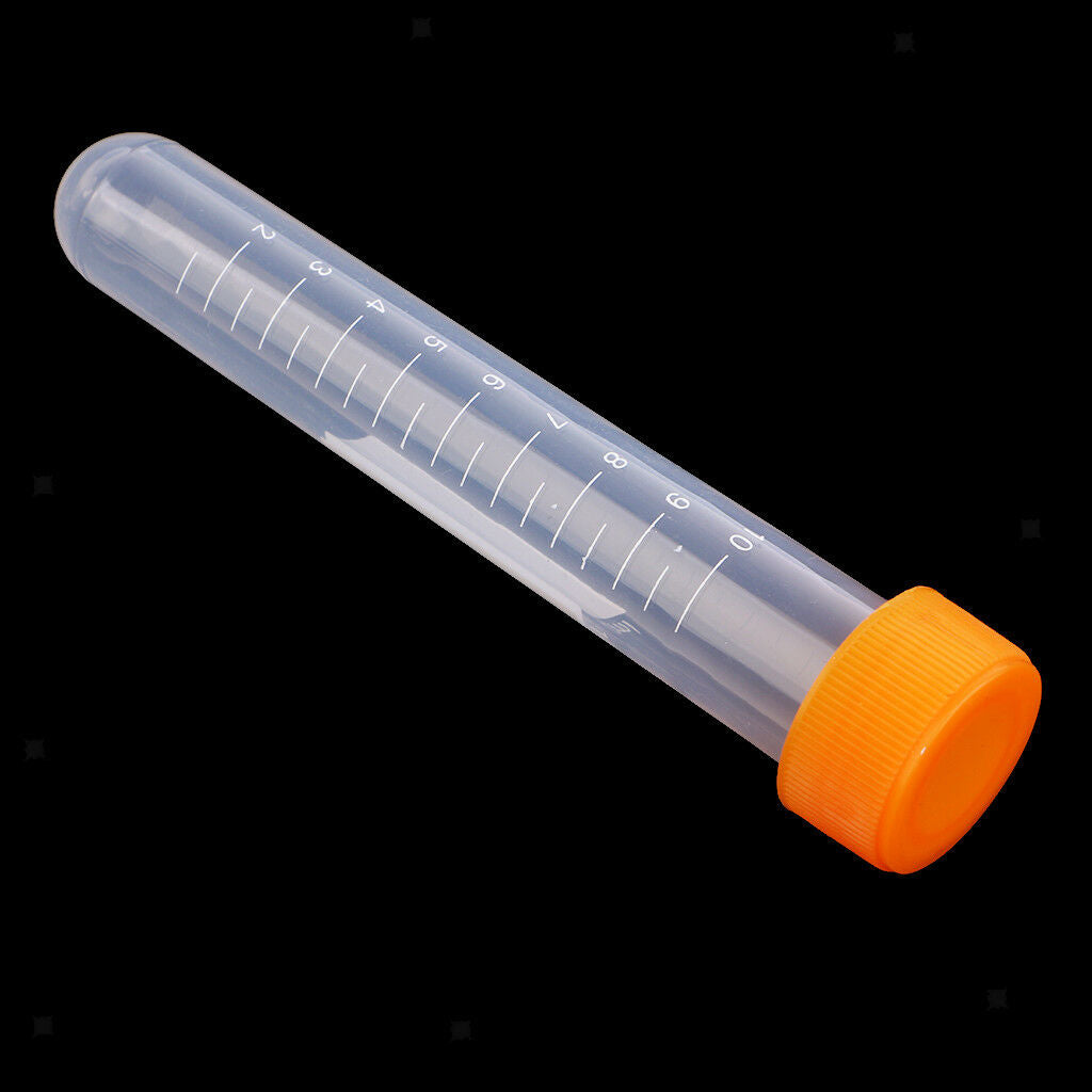 5Pcs Plastic Knitting Needles Storage Tubes For Home Use, with Orange