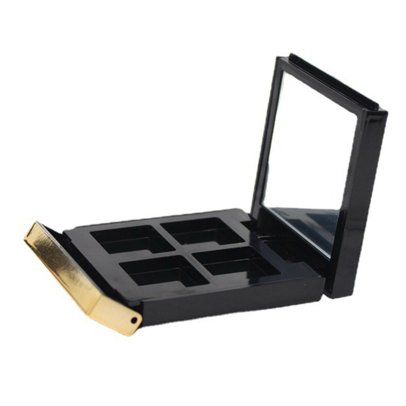 2PCS 4Grid Highlighters Eye Shadow Pallet Case Sub-box Travel Lipstick