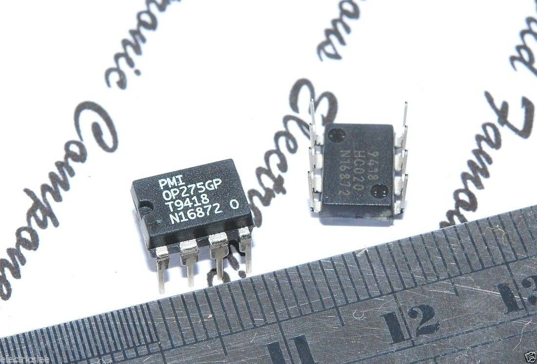 1pcs - PMI / ANALOG DEVICES OP275GP DIP-8 IC - Audio Operational Amplifier