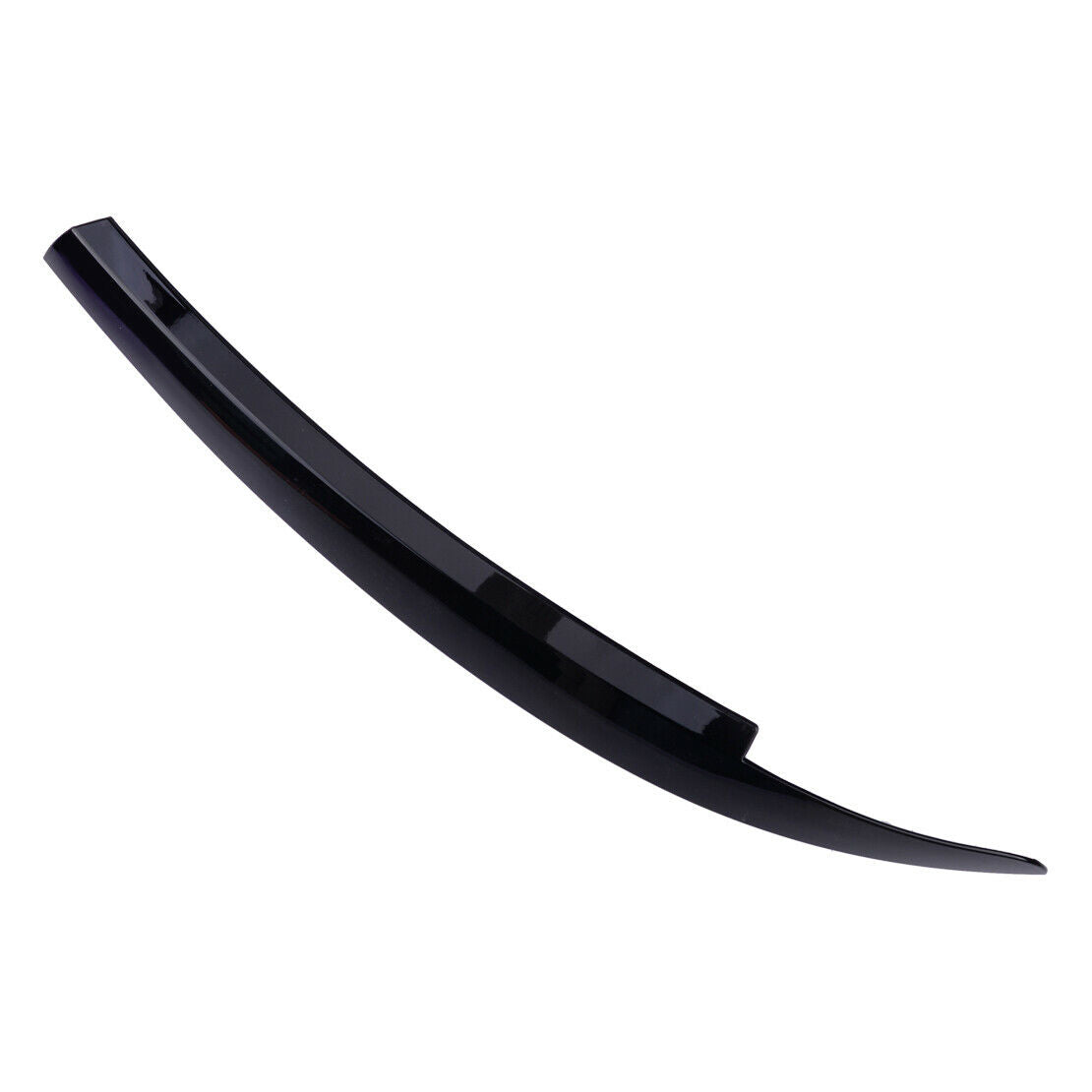 Black Head Light Lamp Eyebrow Eyelid Cover Trim Fit for VW Scirocco 09-17 Atn