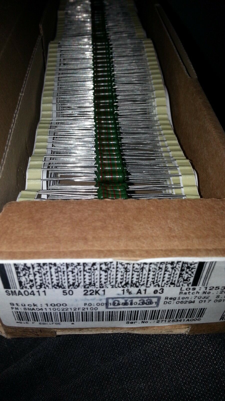 100x VISHAY SMA0411 22K1 %1  1 WATT HI END M.F AUDIO RESISTORS !22K REPLACEMENT!